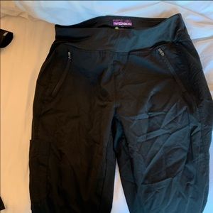 Black scrub pants
